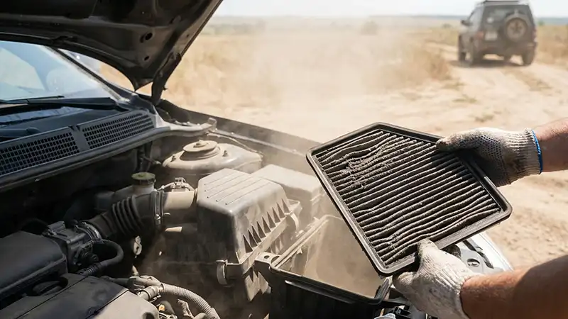 What Causes an Engine Air Filter to Get Dirty