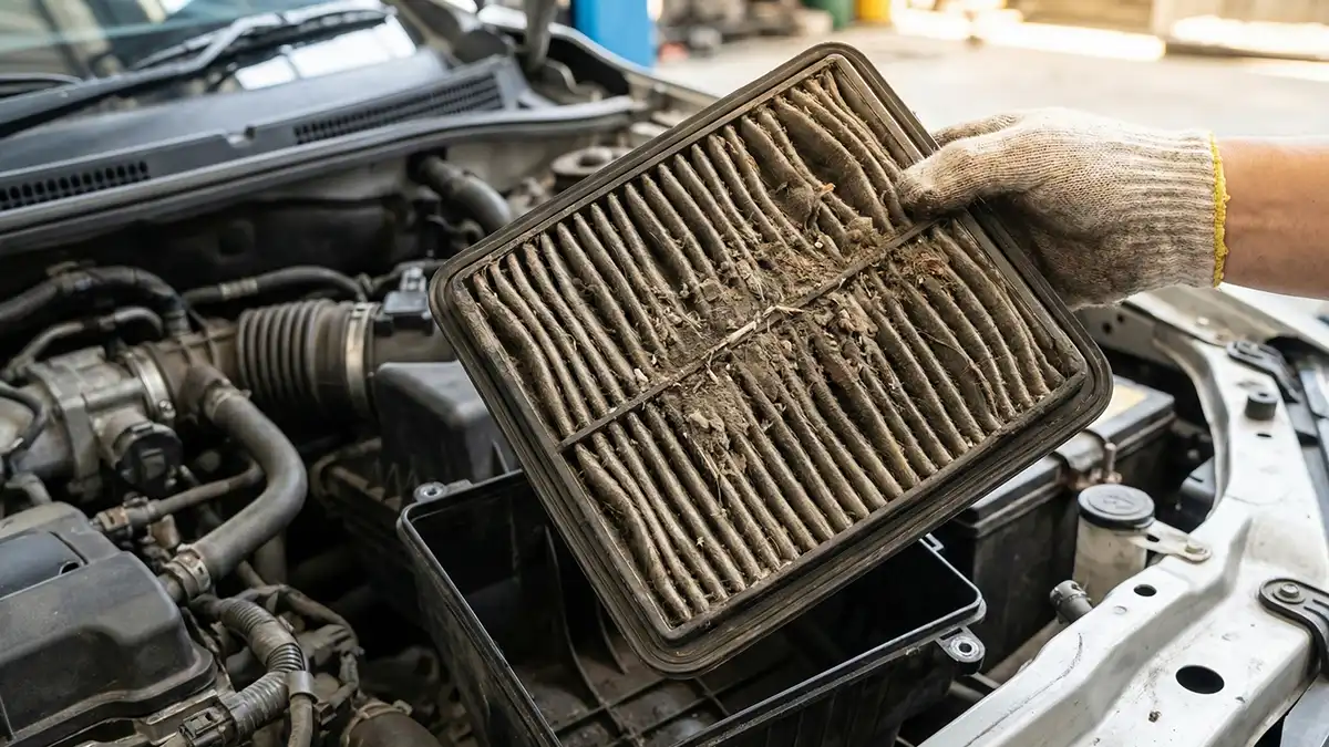 Clear Dirty Engine Air Filter Symptoms