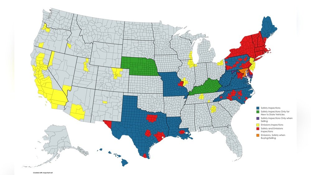 Car Emission Inspection Requirements By State