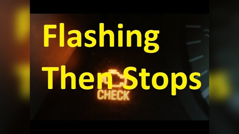 Check Engine Light Blinking Then Stops