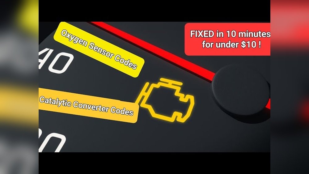 Check engine light catalytic converter codes - oxygen sensor and catalytic converter fault diagnosis