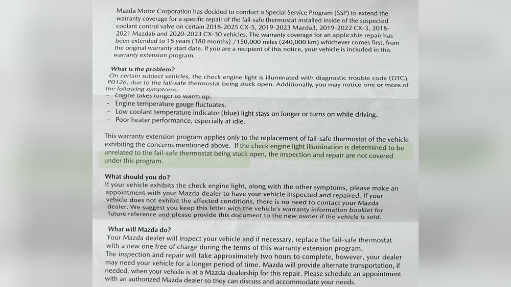 Check Engine Light Warranty Coverage