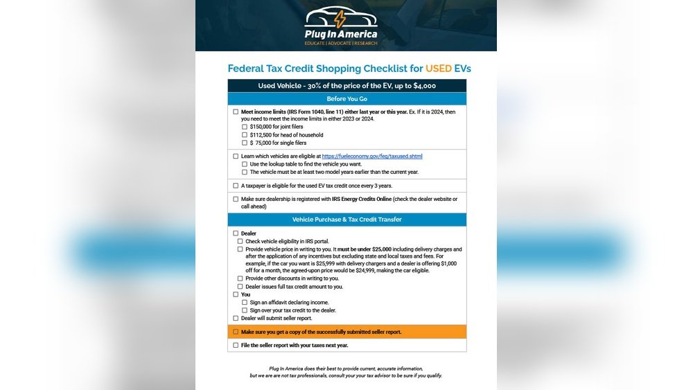 Ev Federal Tax Credit Eligibility