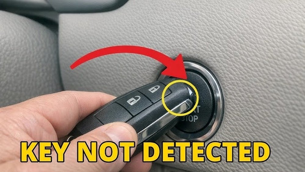 Key Fob Not Detected Car Wont Start