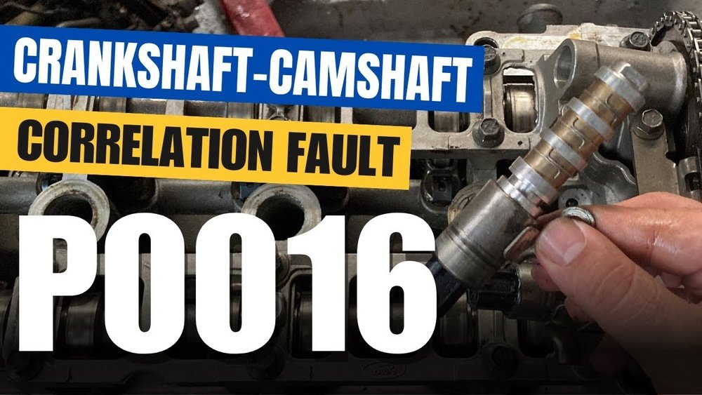 P0016 Camshaft Position Correlation code - engine timing check