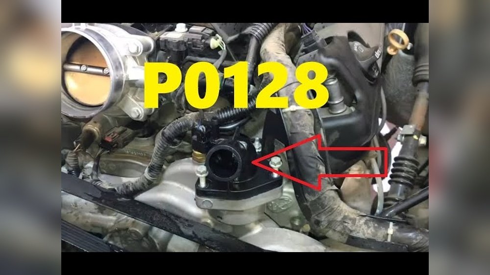 P0128 coolant thermostat code engine coolant temperature sensor location