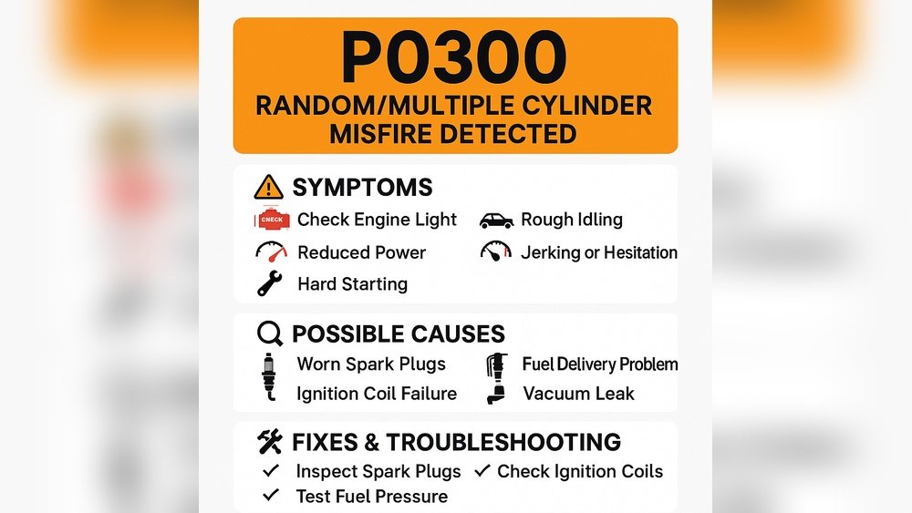 P0300 Code Meaning And Fix