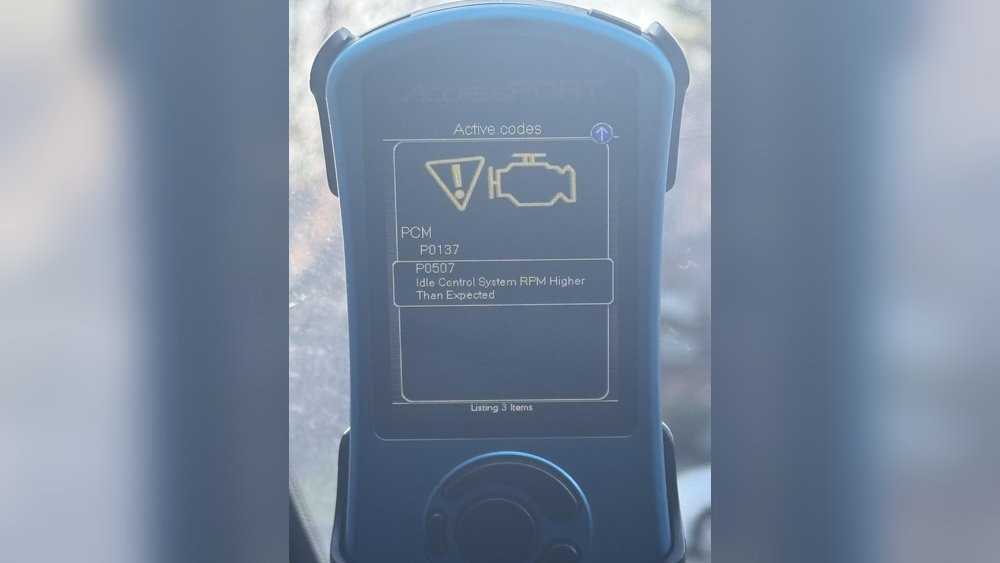 P0507 Idle Control System Rpm Higher