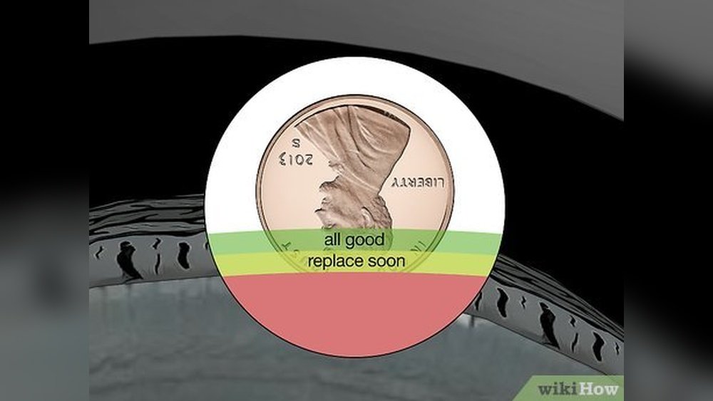 Penny Test Tire Tread Depth - how to check tire wear easily