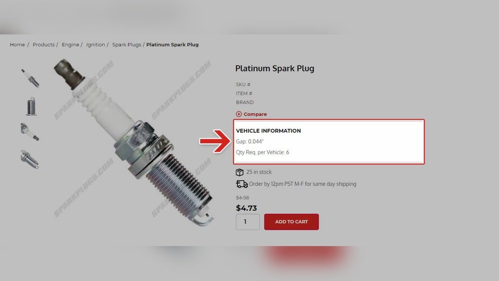 Spark Plug Gap Chart By Vehicle
