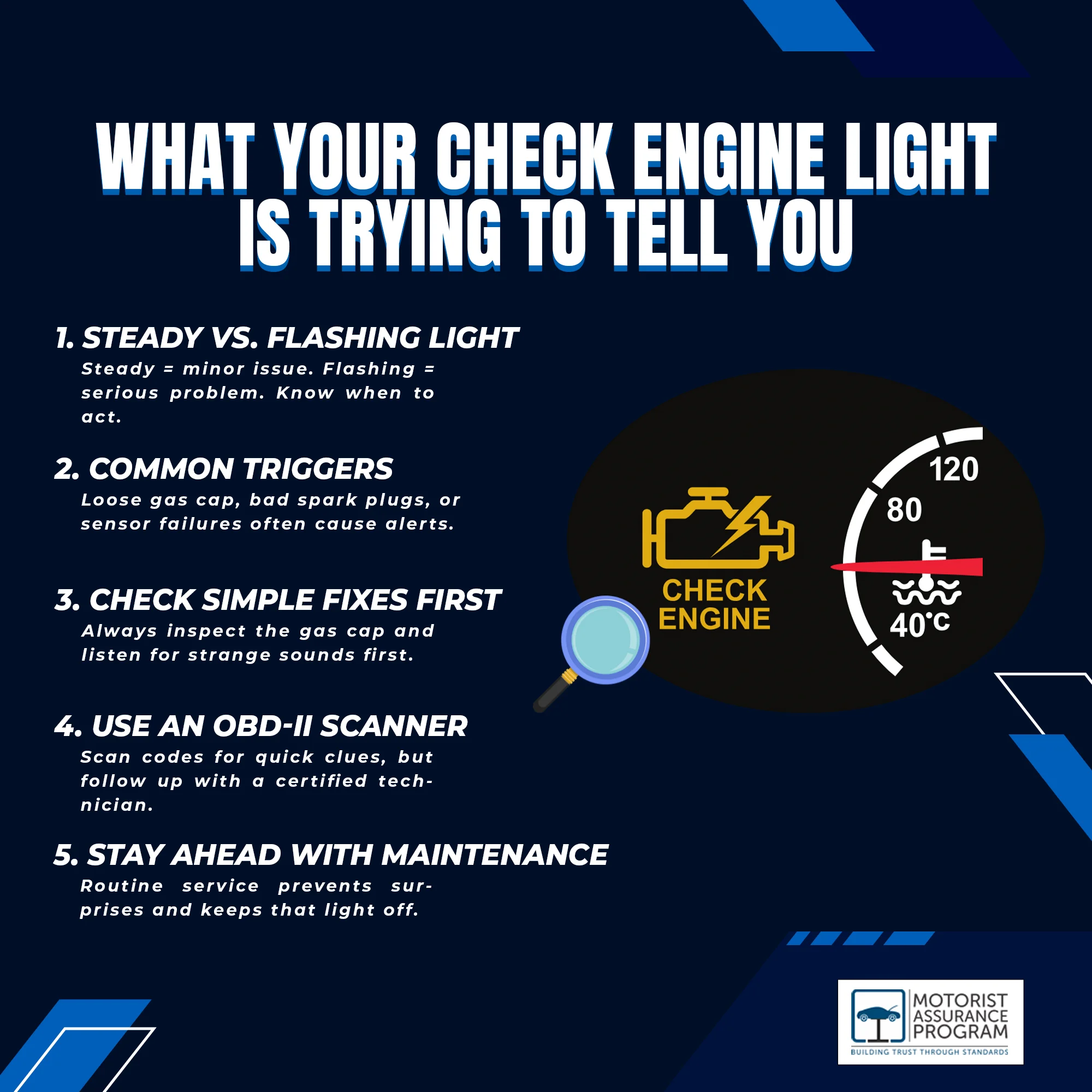 Why is My Check Engine Light Flashing? Top Causes and Fixes