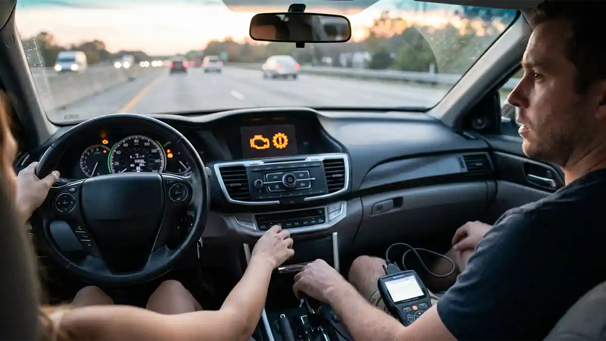 check engine light transmission problems