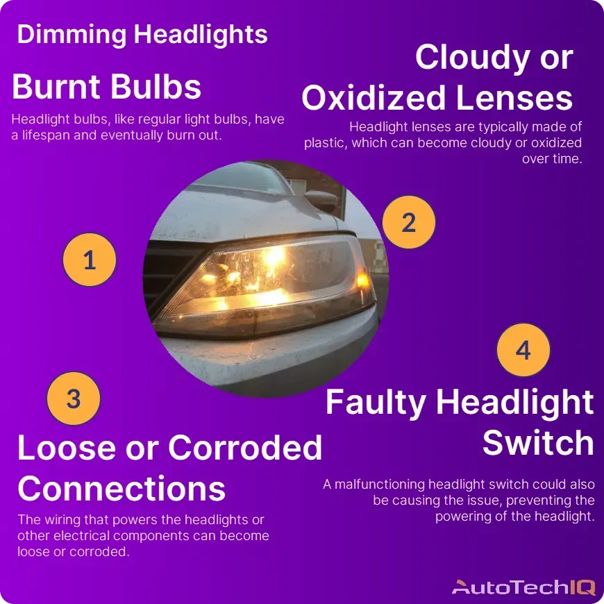 Car Headlights Dimming Causes: Top Reasons and Quick Fixes
