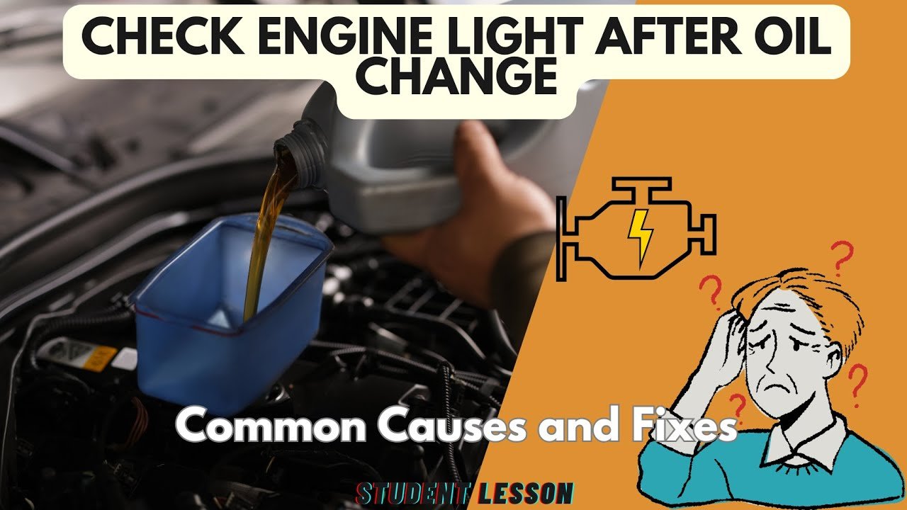 Check Engine Light After Oil Change: Causes and Quick Fixes
