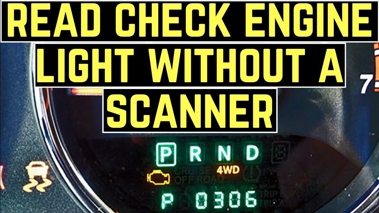 How to Read Trouble Codes Without Scanner: Easy DIY Guide
