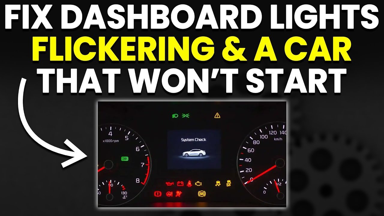 Car Won't Start Dashboard Lights Flashing: Top Fixes Explained