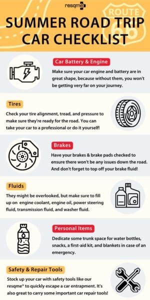 Road Trip Car Checklist: Essential Items for a Safe Journey