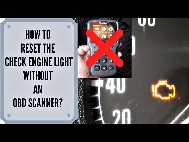 Clear Check Engine Light Without Scanner: Easy DIY Methods