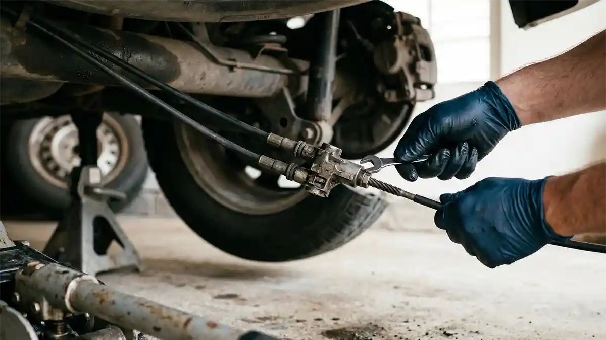 parking brake adjustment guide